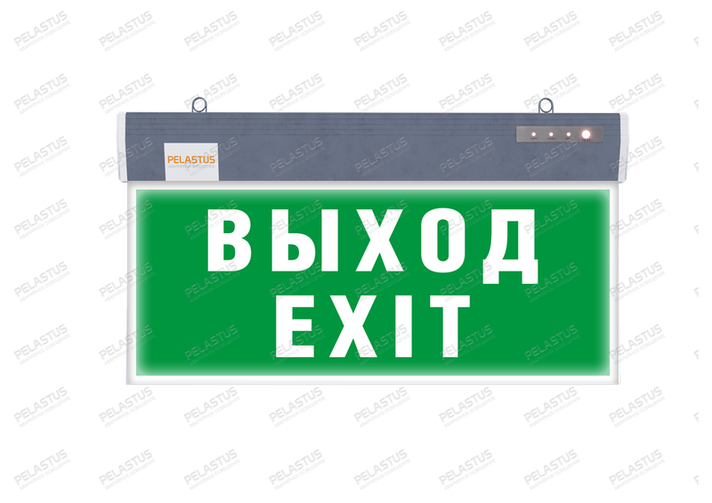 Указатель аварийного выхода «ВЫХОД/EXIT» PL P10 — аварийное освещение Екатеринбург