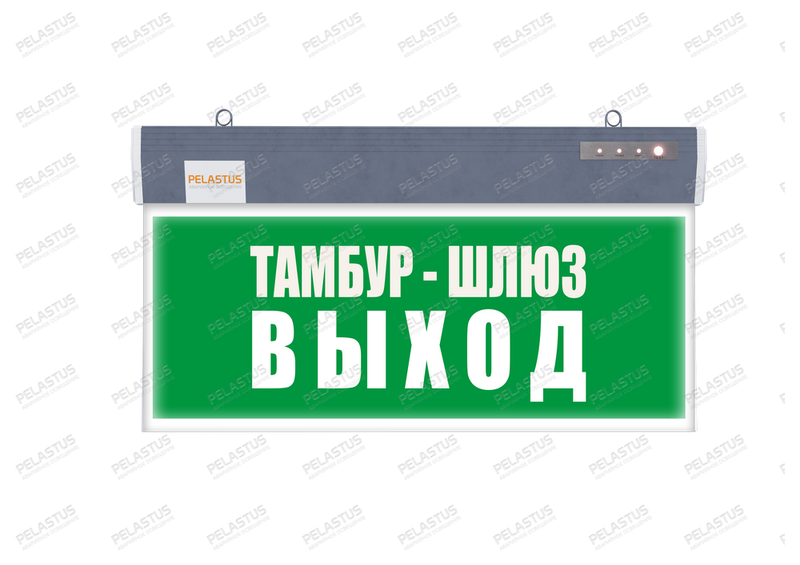 Аварийный указатель «Тамбур-шлюз Выход» PL P44 — аварийное освещение Екатеринбург